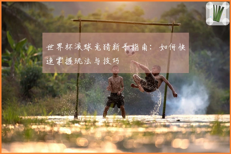 世界杯滚球竞猜新手指南：如何快速掌握玩法与技巧